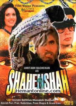 Shahenshah 1988 Amitabh Bachchan, Meenakshi Sheshadri, Amrish Puri, Pran, Kader Khan, Prem Chopra, Aruna Irani