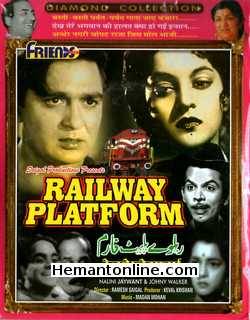 Railway Platform 1955 Sunil Dutt, Nalini Jaywant, Johny Walker