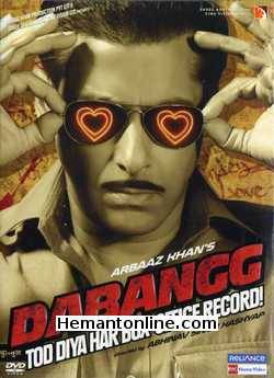 Dabangg 2010 Salman Khan, Introducing Sonkashi Sinha, Arbaaz Khan, Sonu Sood, Vinod Khanna, Dimple Kapadia, Mahesh Manjrekar, Om Puri, Anupam Kher, Tinu Anand, Mahie