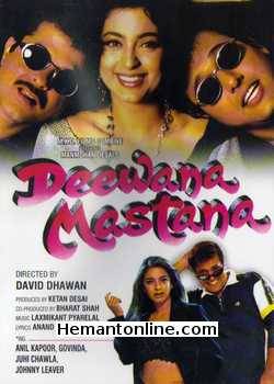 Deewana Mastana 1997 Anil Kapoor, Govinda, Juhi Chawla, Johny Lever, Anupam Kher, Kader Khan, Shakti Kapoor, Reema Lagoo, Saeed Jaffery, Satish Kaushik, Pratibha Sinha, Himani Shivpuri, Salman Khan, Raveena Tandon