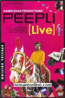 Peepli Live 2010 Omkar Das Manikpuri, Raghubir Yadav, Nawazuddin Siddiqui, Shalini Vatsa, Farrukh Jaffer, Malaika Shendy, Vishal Sharma