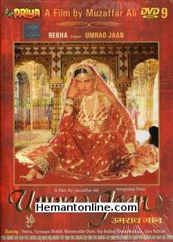 Umrao Jaan 1981 Rekha, Farooque Shaikh, Naseeruddin Shah, Raj Babbar, Prema Narayan, Dina Pathak, Shaukat Kaifi, Bharat Bhushan, Satish Shah