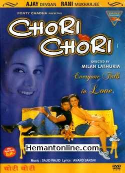 Chori Chori 2003 Ajay Devgan, Rani Mukherjee, Sonali Bendre, Kamini Kaushal, Kulbhushan Kharbanda, Shashikala, Sadashiv Amrapurkar, Satish Shah, Tiku Talsania, Smita Jaykar, Salim Ghouse