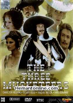 The Three Musketeers 1973 Charlton Heston, Oliver Reed, Raquel Welch, Faye Dunaway, Michael York, Richard Chamberlain, Christopher Lee, J. P. Cassel