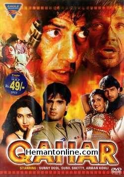 Qahar 1997 Armaan Kohli, Rambha, Sonali Bendre, Sunny Deol, Sunil Shetty, Deepti Bhatnagar, Raj Babbar, Kiran Kumar, Isha Gupta, Gulshan Grover, Paresh Rawal