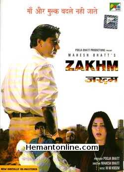 Zakhm 1998 Ajay Devgan, Pooja Bhatt, Sonali Bendre, Kunal Khemu, Akshay Anand, Ashutosh Rana, Sharat Saxena, Avtar Gill, Nagarjuna, Madan Jain, Saurabh Shukla, Vishwajeet