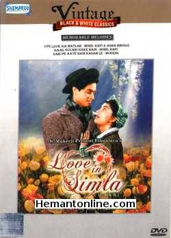 Love In Simla 1960 Joy Mukerji, Sadhana, Kishore Sahu, Durga Khote, Azra, Shobhana Samarth, Hari Shivdasani, Vijaylaxmi