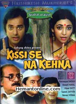 Kissi Se Na Kehna 1983 Farooque Sheikh, Deepti Naval, Utpal Dutt, Saeed Jaffrey, S. N. Banerjee, Deven Verma, Ketaki Dave, Prema Narayan