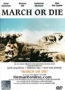 March Or Die 1977 Gene Hackman, Terence Hill, Max Von Sydow, Ian Holm,Catherine Deneuve