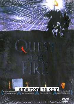 Quest For Fire 1981 Everett McGill, Ron Perlman, Nicholas Kadi, Rae Dawn Chong, Gary Schwartz, Naseer El- Kadi, Frank - Olivier Bonnet, Jean Michel Kindt