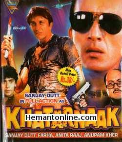 Khatarnaak 1990 Sanjay Dutt, Govinda, Anita Raj, Farha, Kiran Kumar, Anupam Kher, Johny Lever, Mahesh Anand, Anil Dhawan, Anjana Mumtaz, Sri Prada