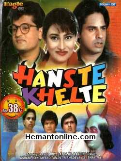 Hanste Khelte 1994 Rahul Roy, Satyajit, Nandini Singh, Asrani, Rakesh Bedi, Anant Mahadevan, Ishrat Ali