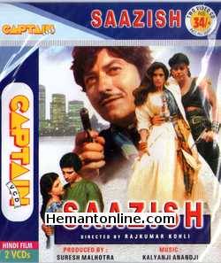 Saazish 1988 Raj Kumar, Mithun Chakraborty, Dimple Kapadia, Raj Babbar, Vinod Mehra, Anita Raj, Shakti Kapoor, Kader Khan, Tej Sapru