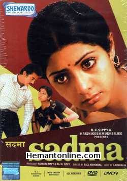 Sadma 1983 Kamal Haasan, Sridevi, Gulshan Grover, Silk Smitha, Leela Mishra, Asha Lata, Birbal, Paintal, Padma Chavan, Arvind Deshpande, Iftekhar, Viju Khote, Shreeram Lagoo