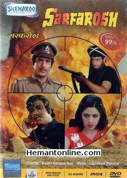 Sarfarosh 1985 Jeetendra, Sridevi, Leena Chandravarkar, Pran, Kader Khan, Asrani, Prem Chopra, Ranjeet, Asha Lata, Bindu, Leena Das, Satyen Kappu, Shreeram Lagoo, Nirupa Roy,