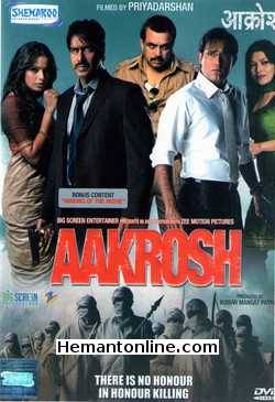 Aakrosh 2010 Ajay Devgan, Akshay Khanna, Bipasha Basu, Paresh Rawal, Urvashi Sharma, Reema Sen, Amita Pathak, Vineet Sharma, Sameera Reddy, Rajendra Gupta, Atul Tiwari, Paritosh Sand, Pankaj Tripathi