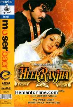 Heer Ranjha 1992 Anil Kapoor, Sridevi, Shammi Kapoor, Anupam Kher, Pankaj Dheer, Rakesh Bedi, Tinu Anand, Mangal Dhillon, Rajan Haskar, Goga Kapoor, Kunika, Madhu Malhotra,