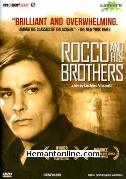 Rocco And His Brothers 1960 Alain Delon, Renato Salvatori, Annie Girardot, Katina Paxinou, Alessandra Panaro, Spiros Focas, Max Cartier, Corrado Pani, Rocco Vidolazzi, Claudia Mori, Adriana Asti,