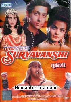 Suryavanshi 1992 Salman Khan, Amrita Singh, Sheeba, Saeed Jaffrey, Ajit Vachani, Sushma Seth, Shakti Kapoor, Puneet Issar, Abhinav Chaturvedi, Kader Khan, Tom Alter