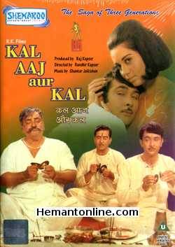 Kal Aaj Aur Kal 1971 Raj Kapoor, Prithviraj Kapoor, Randhir Kapoor, Babita, David, Achla Sachdev, Tiwari, Iftekhar, Roopesh Kumar, Narendra Nath, Abhi Bhattacharya, Uma Dutt, Rashid Khan,