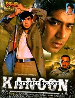 Kanoon 1994 Ajay Devgan, Urmila Matondkar, Kiran Kumar, Arun Govil, Gulshan Grover, Prem Chopra, Alok Nath, Reema Lagoo, Yunus Parvez, Asha Sharma, Master Ajay