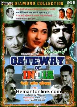 Gateway of India 1957 Pradeep Kumar, Madhubala, Bharat Bhushan, Anita Guha, Chandrashekhar, Johny Walker, Bhagwan