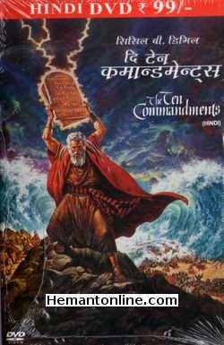 The Ten Commandments 1956 Hindi Charlton Heston, Yul Brynner, Anne Baxter, Edward G. Robinson, Yvonne De Carlo, Nina Foch, Cedric Hardwicke, Martha Scott, Vincent Price, John Carradine, Judith Anderson, Olive Deering, Douglass Dumbrille