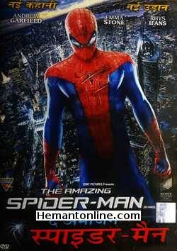 The Amazing Spider Man 2012 Hindi Andrew Garfield, Emma Stone, Rhys Ifans, Denis Leary, Martin Sheen, Sally Field, Irfan Khan, Campbell Scott, Embeth Davidtz, Chris Zylka, Max Charles,