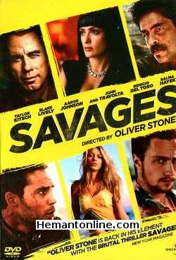 Savages 2012 Taylor Kitsch, Blake Lively, Aaron Johnson, John Travolta, Benicio Del Toro, Salma Hayek