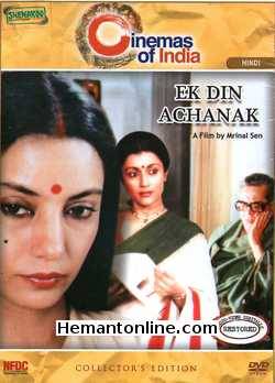 Ek Din Achanak 1989 Shabana Azmi, Dr. Sreeram Lagoo, Aparna Sen, Rupa Ganguly, Uttara Baokar, Arjun Chakrabarty, Manohar Singh, Anil Chatterjee