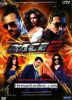 Race 2 2013 Saif Ali Khan, Anil Kapoor, John Abraham, Jacqueline Fernandez, Amisha Patel, Deepika Padukone, Rajesh Khattar, Yannick Ben, Bipasha Basu