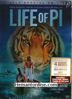 Life Of Pi 2012 Hindi Suraj Sharma, Irfan Khan, Adil Hussain, Tabu, Gerard Depardieu, Ayush Tandon