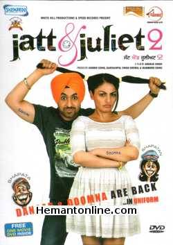 Jatt and Juliet 2 2013 Punjabi Diljit Dosajh, Neeru Bajwa, Jaswinder Bhalla, B. N. Sharma, Rana Ranbir, Rana Jung Bahadur, Dolly Mattoo, Bharti Singh