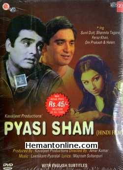 Pyasi Sham 1969 Sunil Dutt, Sharmila Tagore, Feroz Khan, Om Prakash, Helen