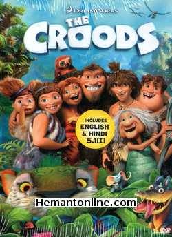 The Croods 2013 Voices Of Nicolas Cage, Emma Stone, Ryan Reynolds, Catherine Keener, Cloris Leachman, Clark Duke, Chris Sanders, Randy Thom