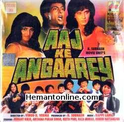 Aaj Ke Angaarey 1988 Hemant Birje, Raja Duggal, Gorilla, Rohini Hattangadi, Kalpana Kalantri, Ahmed Khan, Nagina Kha, Shashi Kiran, Jaya Mathur, Raza Murad, Neeta Puri, K.