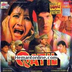 Qatil 1988 Aditya Pancholi, Sangeeta Bijlani, Shakti Kapoor, Kiran Kumar, Raza Murad, Vikram Gokhale, Anjana Mumtaz, Satyendra Kapoor, Jamuna, Pinchoo Kapoor, Mac Mohan, Birbal, Mohan Choti, Jaya Mathur, Harish Patel, Viju Khote,