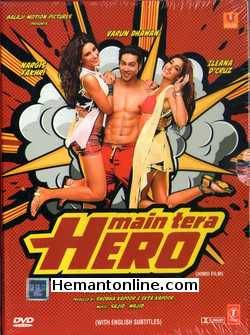 Main Tera Hero 2014 Varun Dhawan, Ileana D'Cruz, Nargis Fakhri, Anupam Kher, Rajpal Yadav, Evelyn Sharma, Arunoday Singh, Shakti Kapoor, Saurabh Shukla, Shireesh Sharma, Salman Khan (Voice), Abhimanyu Singh, Manoj Pahwa