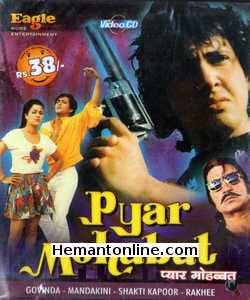 Pyar Mohabbat 1988 Govinda, Mandakini, Rakhee, Kader Khan, Shakti Kapoor, Bindu