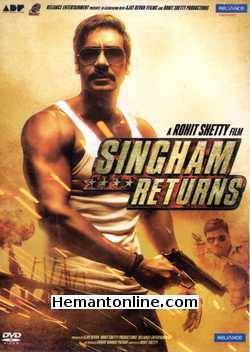 Singham Returns 2014 Ajay Devgan, Kareena Kapoor, Anupam Kher, Sharat Saxena, Dayanand Shetty, Sonali Kulkarni, Mahesh Manjrekar, Amole Gupte, Sarita Joshi, Ashwini Khalsekar, Zakir Hussain,