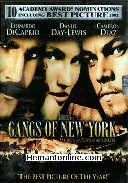 Gangs of New York 2002 Leonardo DiCaprio, Cameron Diaz, Daniel Day Lewis, Jim Broadbent, John C. Riley, Henry Thomas, Liam Neeson, Brendan Gleeson, Gary Lewis, Stephen Graham, Eddie Marsan, Alec McCowan, David Hemmings, Lawrence Gilliard