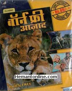 Azaad - Born Free 1966 Hindi Virginia McKenna, Bill Tavers, Geoffrey Keen, Peter Lukoye, Omar Chambati, Bill Godden, Bryan Epsom, Robert Cheetham, Geoffrey Best, Surya Patel