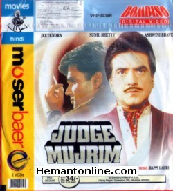 Judge Mujrim 1997 Jeetendra, Sunil Shetty. Ashwini Bhave, Sujata Mehta, Johnny Lever, Ashok Saraf, Mukesh Khanna, Kiran Kumar, Surendra Pal