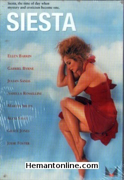 Siesta 1987 Ellen Barkin, Gabriel Byrne, Julian Sands, Martin Sheen, Jodie Foster, Isabella Rossellini, Grace Jones, Anastassia Stakis, Gary Cady, Graham Fletcher Cook