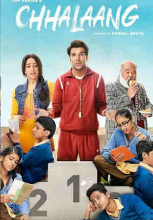 Chhalaang 2020 Rajkummar Rao, Nusrat Bharucha, Mohd. Zeeshan Ayub, Saurabh Shukla, Ila Arun, Satish Kaushik, Jatin Sarna, Naman Jain, Baljinder Kaur, Garima Kaur, Suparna Marwah, Rajiv Gupta, Anil Chaudhary