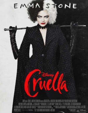 Cruella 2021 Emma Stone, Joel Fry, Emma Thompson, Paul Walter Hauser, Emily Beecham, John McCrea, Mark Strong, Kirby Howell Baptiste, Kayvan Novak, Jamie Demetriou, Andrew Leung, Abraham Popoola, Paul Bazely, Tom Turner,