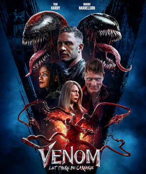 Venom: Let There Be Carnage 2021 Tom Hardy, Woody Harrelson, Naomie Harris, Michelle Williams, Reid Scott, Peggy Lu, Stephen Graham, Sian Webster, Scroobius Pip, Ed Kear, Stewart Alexander, Little Simz, Jack Bandeira, Olumide Olorunfemi, Rob Bowen,
