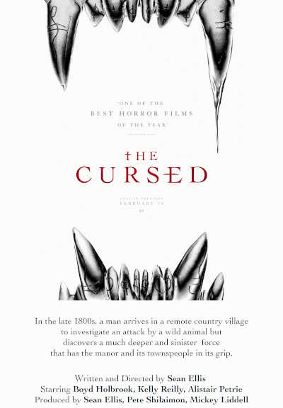 The Cursed 2022 Kelly Reilly, Boyd Holbrook, Alistair Petrie, Nigel Betts, Roxane Duran, Simon Kunz, Stuart Bowman, Amelia Crouch, Aine Rose Daly, Tommy Rodger, Max Mackintosh, Millie Kiss, Tom Sweet, Gary Oliver, Richard