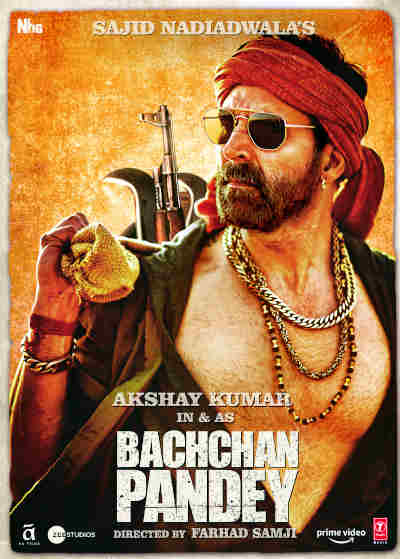 Bachchhan Paandey 2022 Akshay Kumar, Kriti Sanon, Jacqueline Fernandez, Arshad Warsi, Pankaj Tripathi, Prateik Babbar, Abhimanyu Singh, Sanjay Mishra, Snehal Dabi, Saharsh Kumar Shukla, Santosh