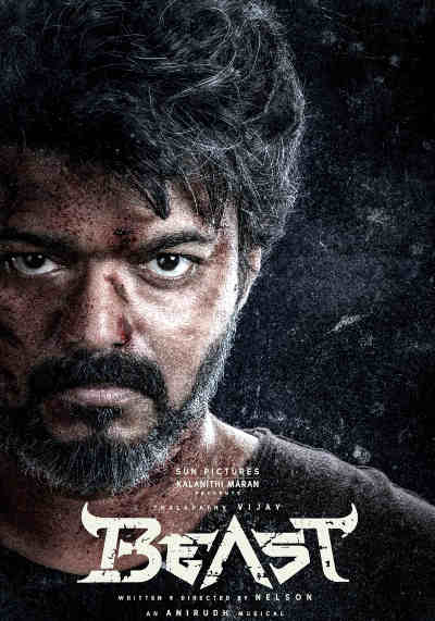 Beast 2022 Thalapathy Vijay, Pooja Hegde, K. Selvaraghavan, Yogi Babu, Shine Tom Chacko, Redin Kingsley, Aparna Das, Vtv Ganesh, Sathish Krishnan, Shaji Chen, Ankur